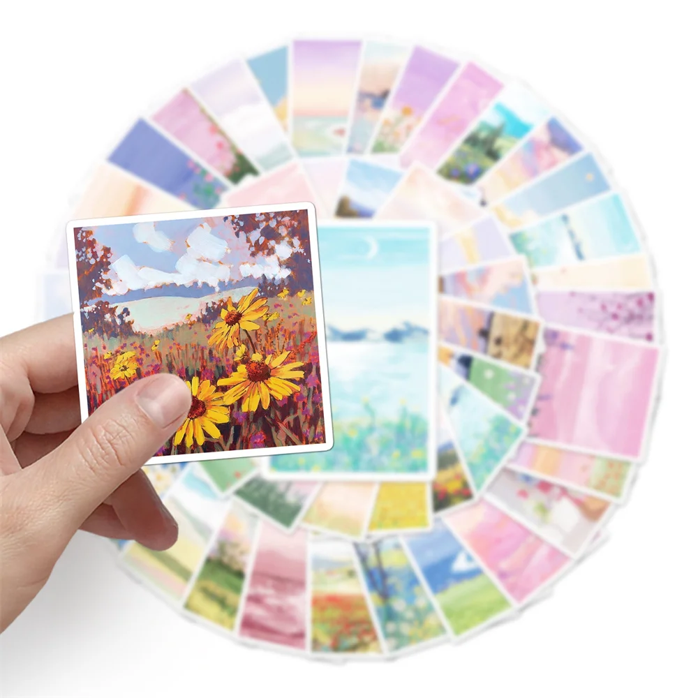 10/30/50PCS Landscape Oil Pain - Desk Setup Nature recension och pris