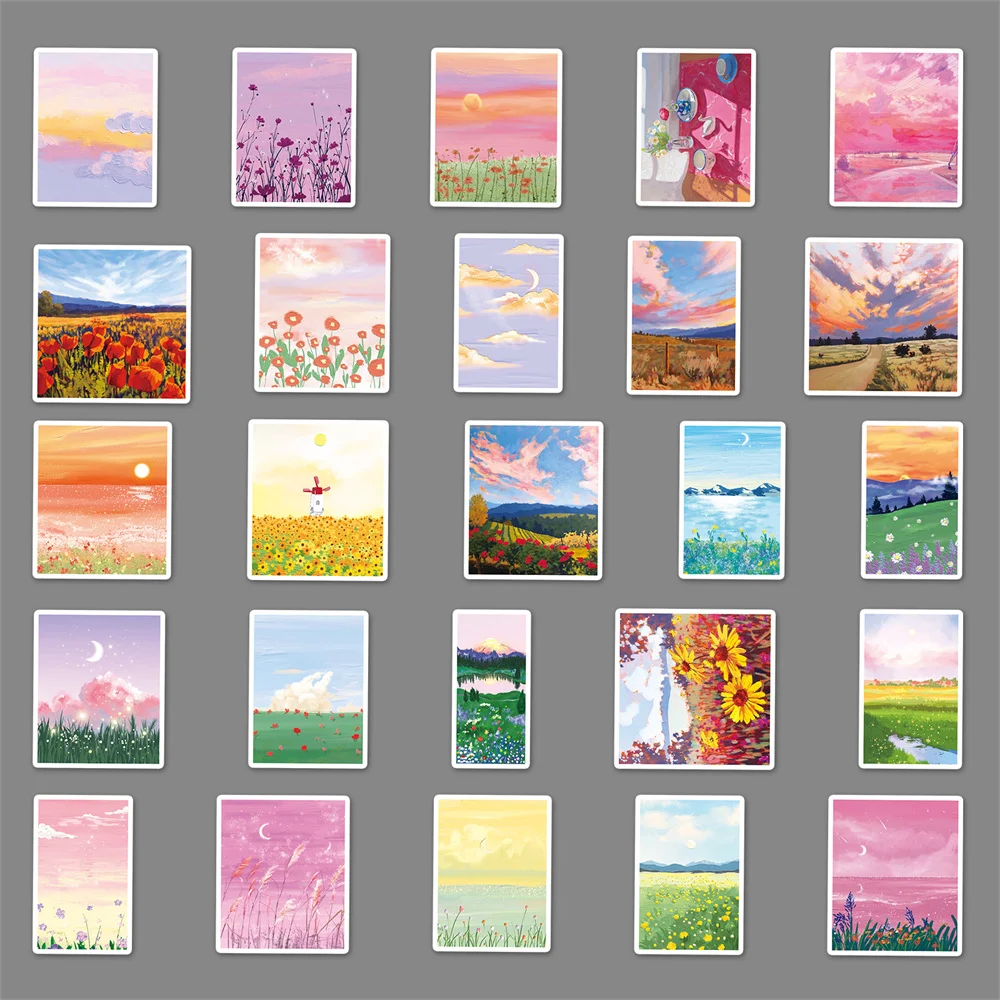 10/30/50PCS Landscape Oil Pain - Desk Setup Nature recension och pris