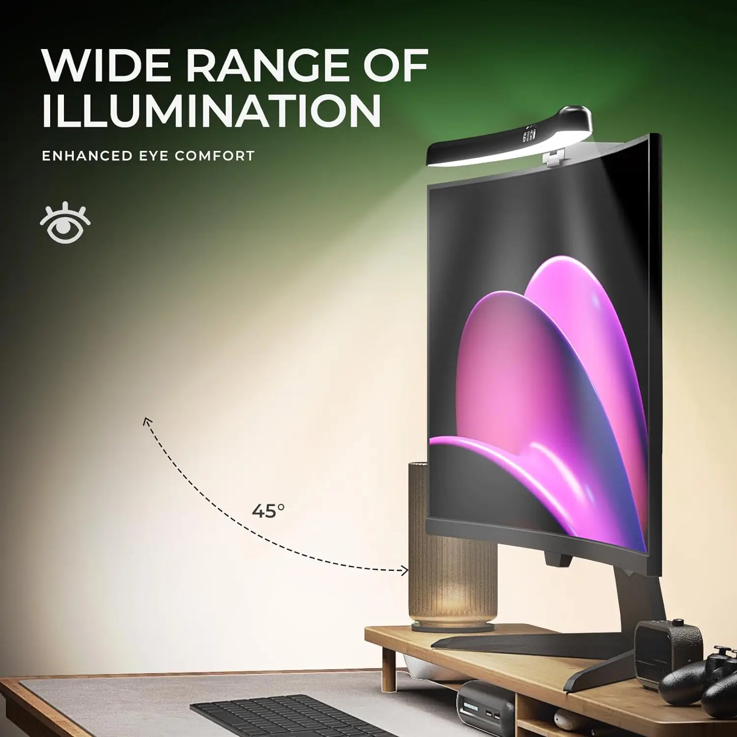 Computer Monitor Light Bar RGB - Gaming Setup Desk recension och pris