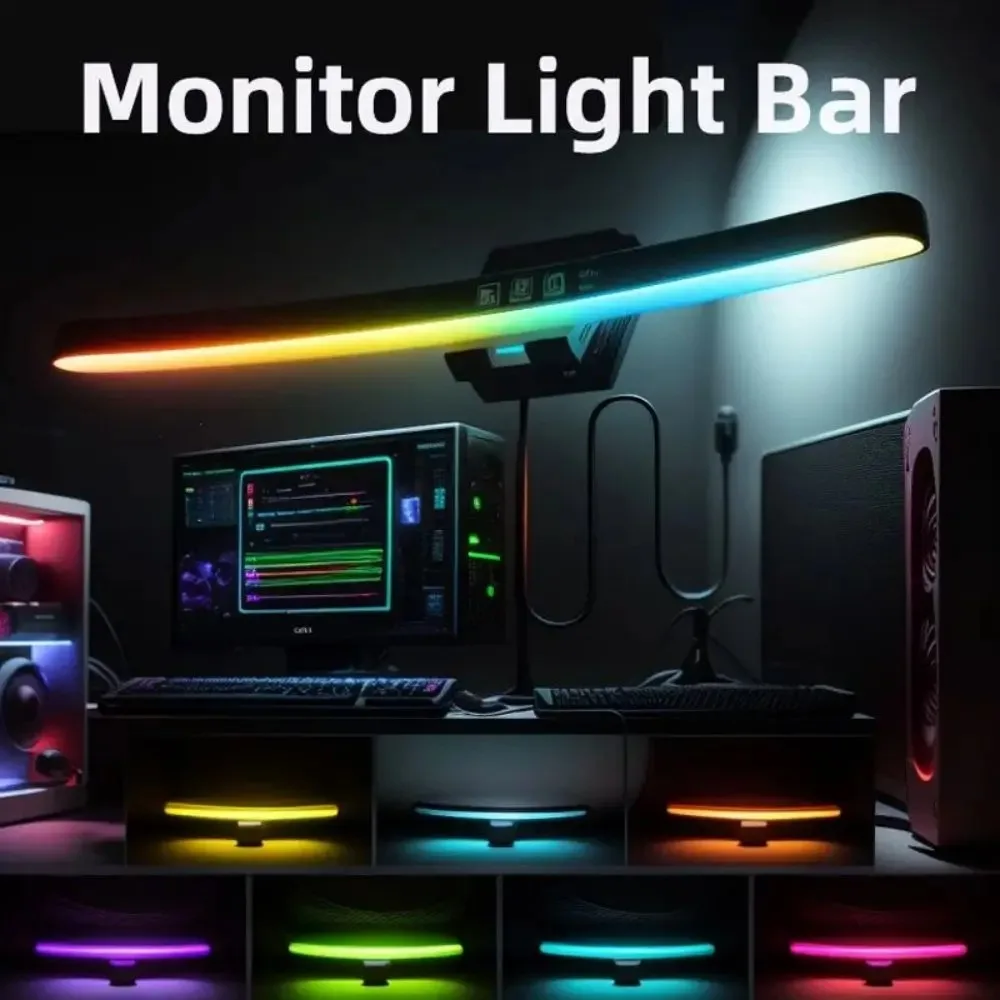 Computer Monitor Light Bar RGB - Gaming Setup Desk recension och pris
