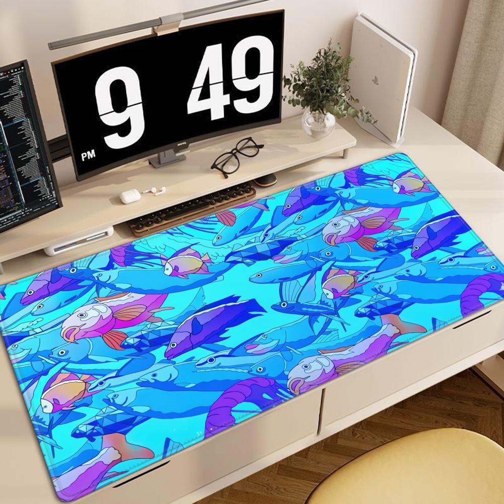 HD Printing Fish Rubber Mouse  - Desk Setup Pegboard recension och pris